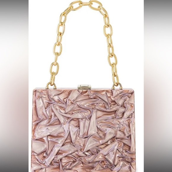 olga Berg Handbags - Olga Berg bag Emily blush acrylic